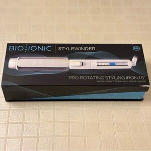 Bio Ionic Stylewinder Pro Rotating Styling Iron - White